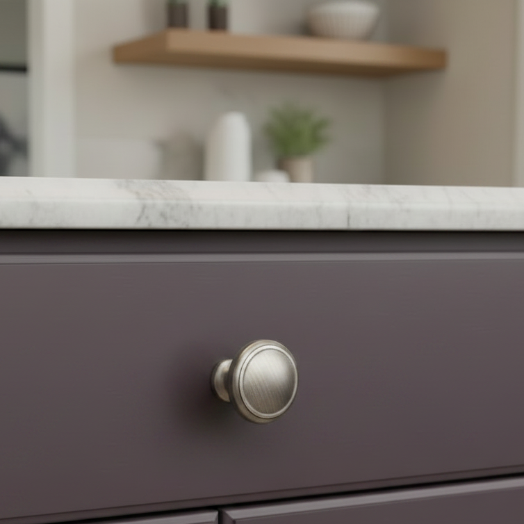 Cosmas 5982AS Antique Silver Cabinet Knob