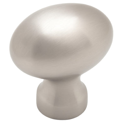Cosmas 6022SN Satin Nickel Large Oval Cabinet Knob