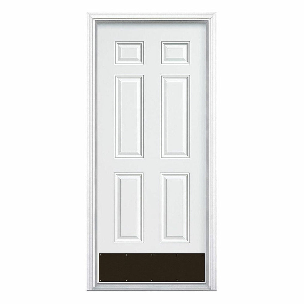 Flat Black Door Kick Plate