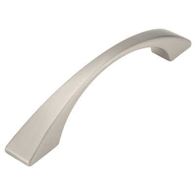 Satin nickel cabinet pull