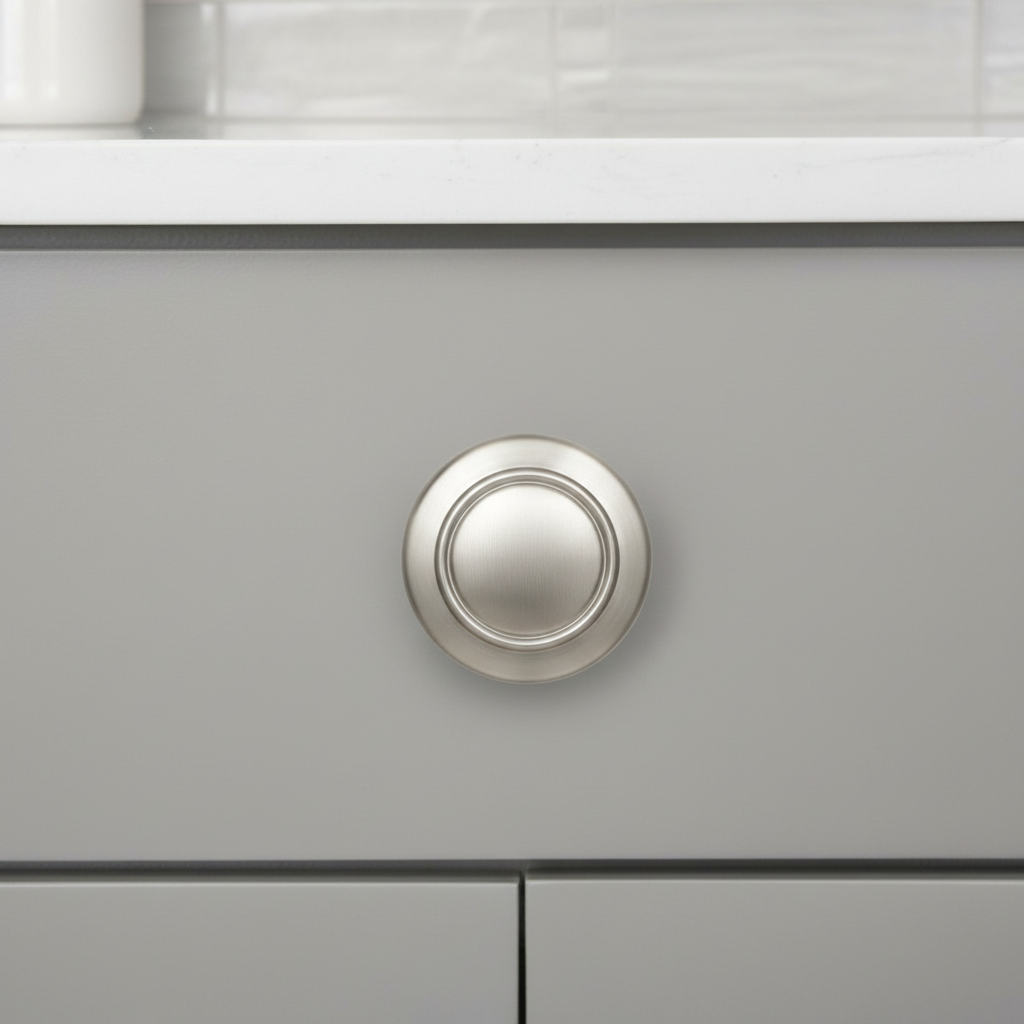 Cosmas 6276SN Satin Nickel Ring Cabinet Knob