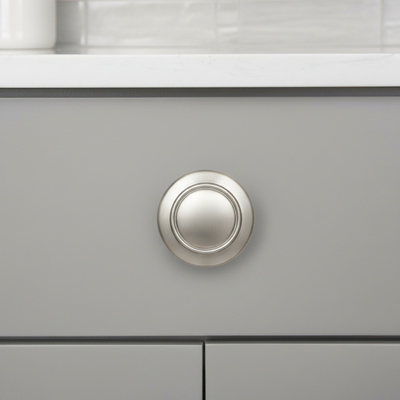 Cosmas 6276SN Satin Nickel Ring Cabinet Knob