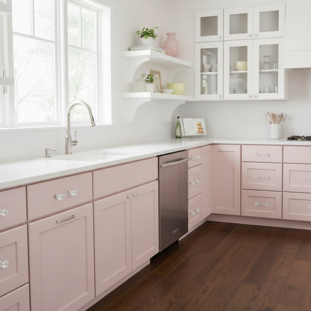 Cosmas 6397SN-C Satin Nickel with Clear Glass Cabinet Pull