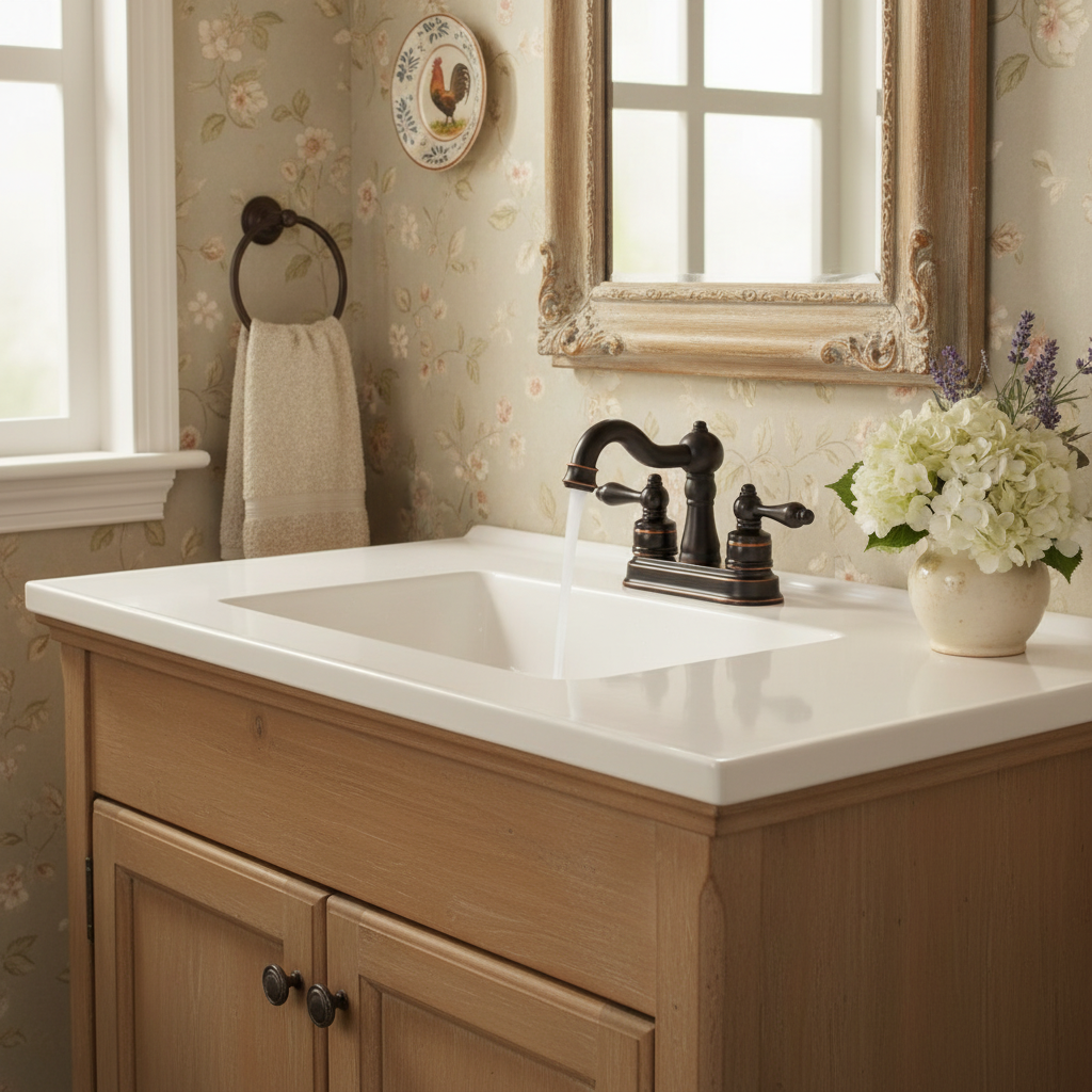 Designers Impressions 654715 Oil Rubbed Bronze Lavatory Vanity Faucet