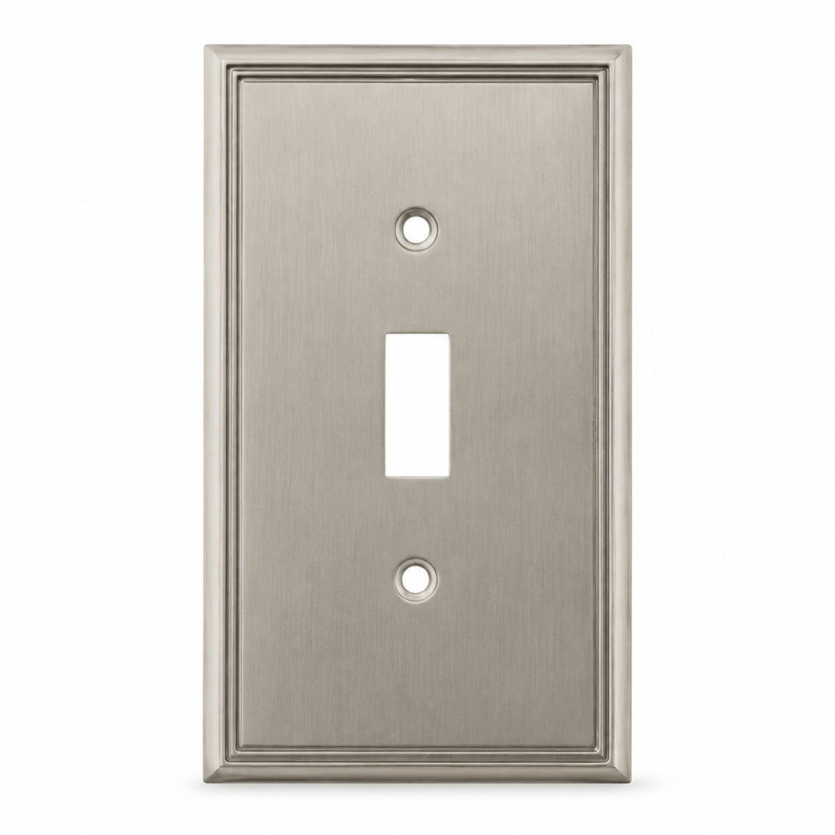 Cosmas 65003-SN Satin Nickel Single Toggle Switchplate Cover