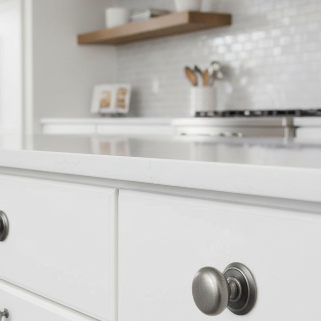 Cosmas 6542AS Antique Silver Cabinet Knob