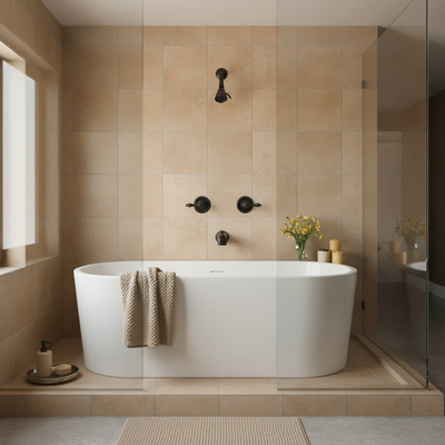 Designers Impressions 656727 Oil Rubbed Bronze Tub / Shower Combo Faucet