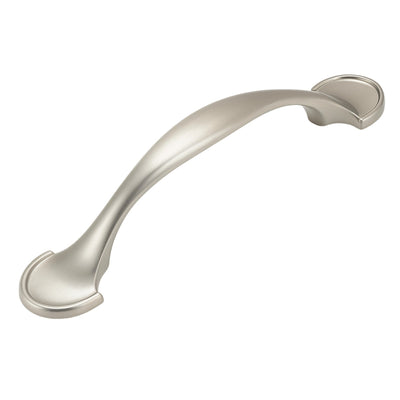 Satin nickel cabinet pull