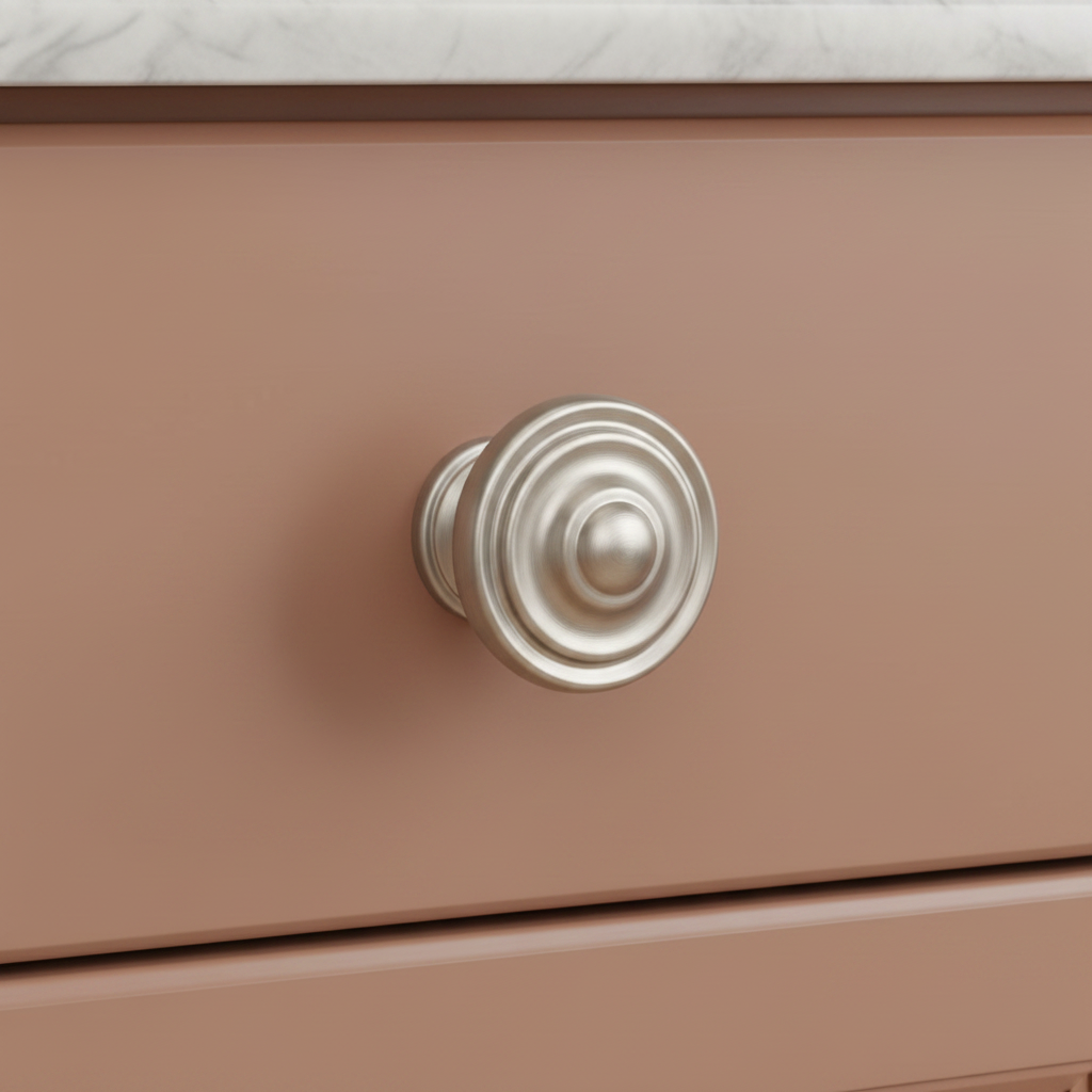 Cosmas 6821SN Satin Nickel Ring Cabinet Knob