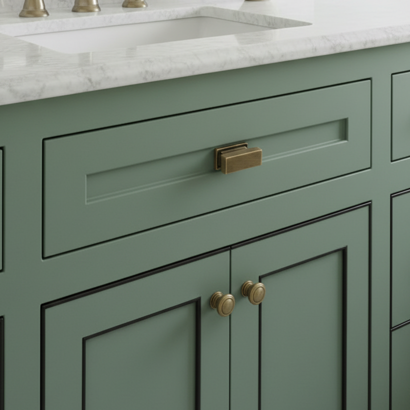 Cosmas 701BAB Brushed Antique Brass Contemporary Cabinet Knob