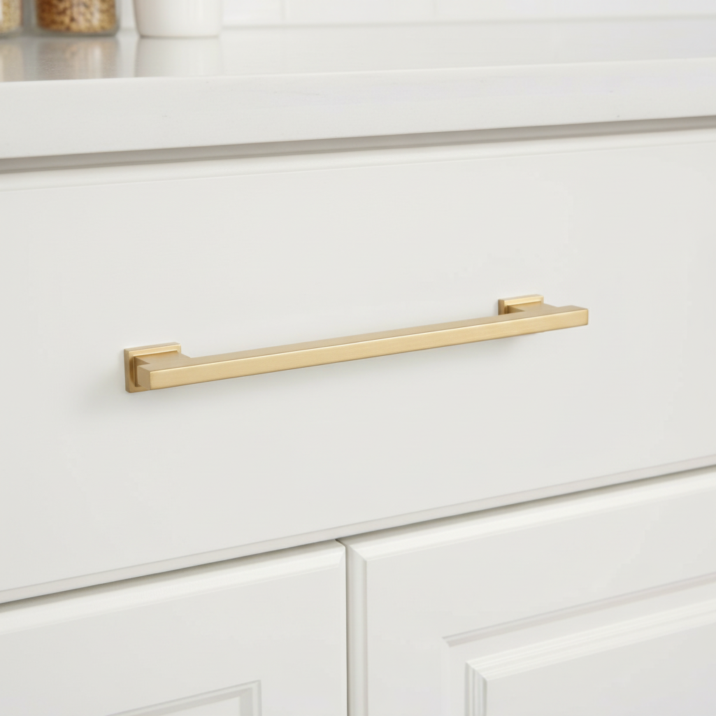 Cosmas 702-160BG Brushed Gold Contemporary Cabinet Pull