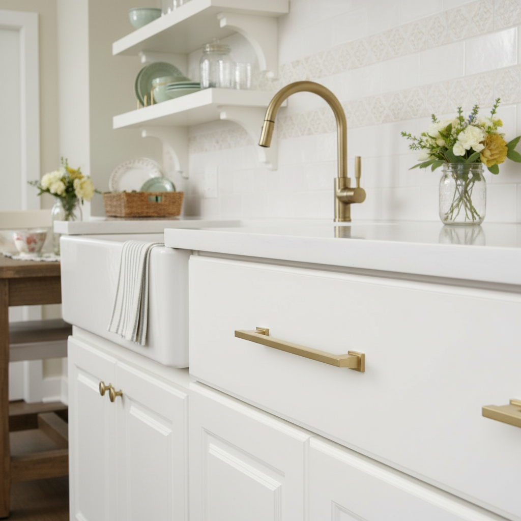 Cosmas 702-160BG Brushed Gold Contemporary Cabinet Pull