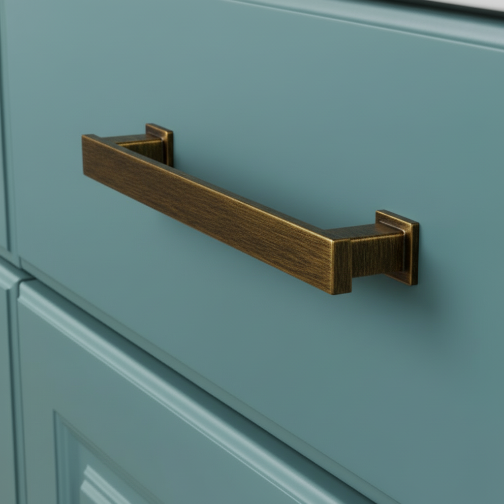 Cosmas 702-192BAB Brushed Antique Brass Contemporary Cabinet Pull