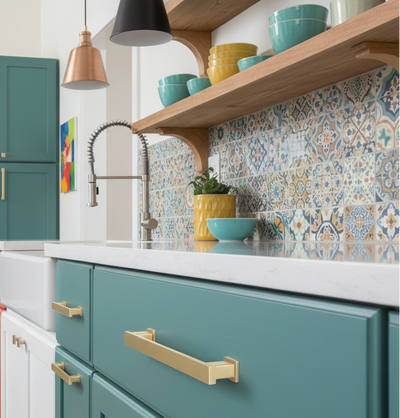 Cosmas 702-192BG Brushed Gold Contemporary Cabinet Pull