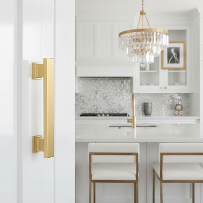 Cosmas 702-4BB Brushed Brass Contemporary Cabinet Pull