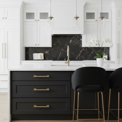 Cosmas 702-96GC Gold Champagne Contemporary Cabinet Pull