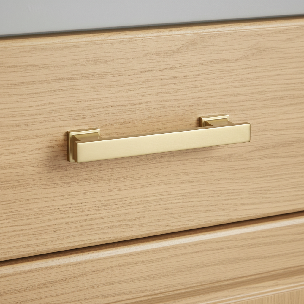 Cosmas 702-96BG Brushed Gold Contemporary Cabinet Pull