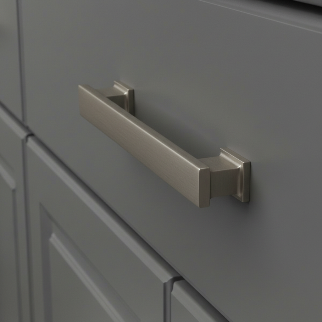 Cosmas 702-96SN Satin Nickel Contemporary Cabinet Pull