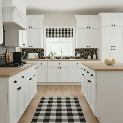 Cosmas 704FB Flat Black Round Contemporary Cabinet Knob