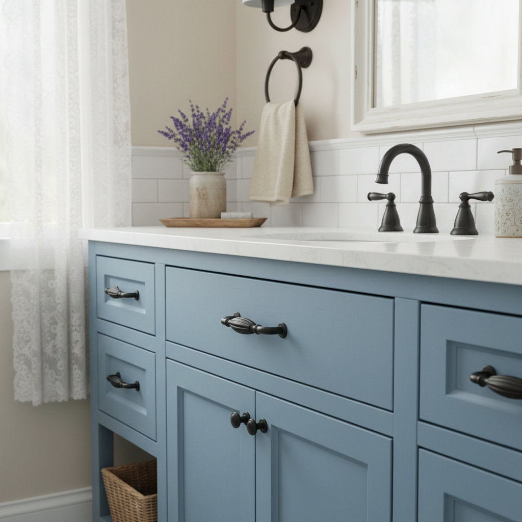 Cosmas 7119FB Flat Black Cabinet Pull