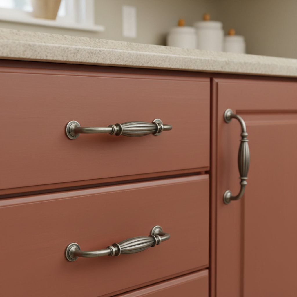 Cosmas 7120AS Antique Silver Cabinet Pull