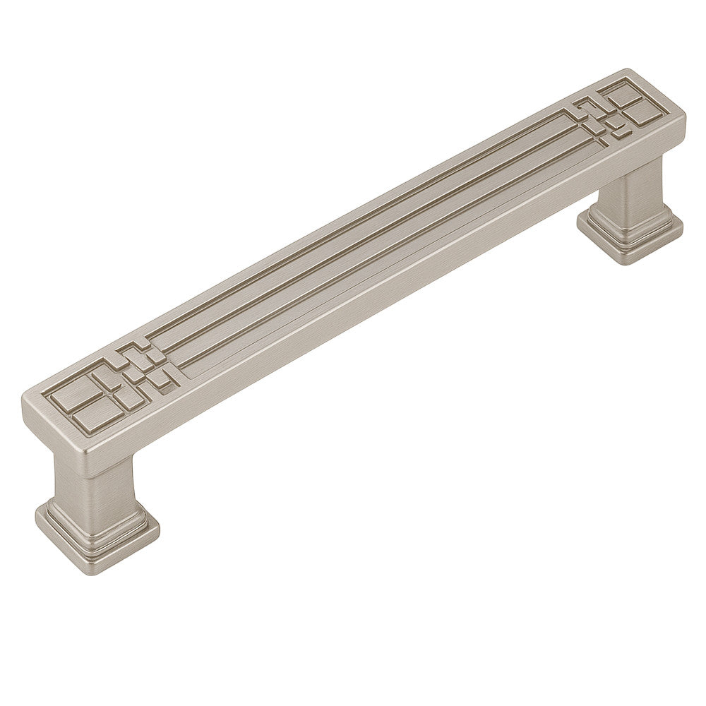 Cosmas 7155-128SN Satin Nickel Cabinet Pull