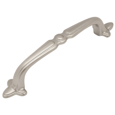 Satin nickel cabinet pull