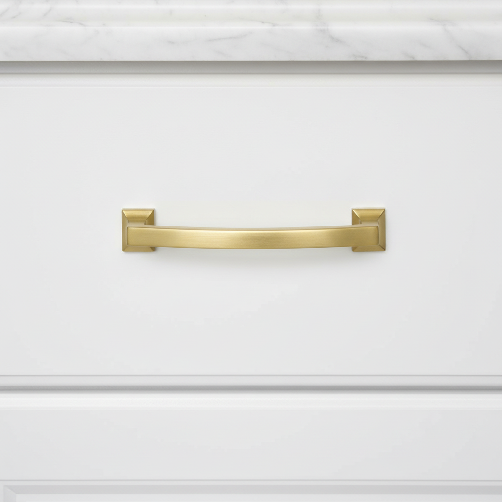 Cosmas 755-4BB Brushed Brass Cabinet Pull