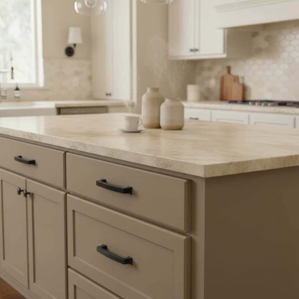 Cosmas 755-4FB Flat Black Cabinet Pull