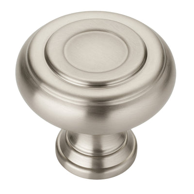 Satin nickel cabinet knob