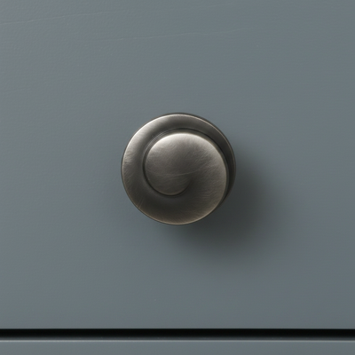 Cosmas 775AS Antique Silver Swirl Cabinet Knob