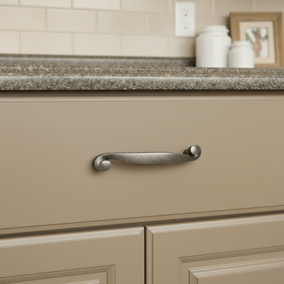 Cosmas 776WN Weathered Nickel Swirl Cabinet Pull