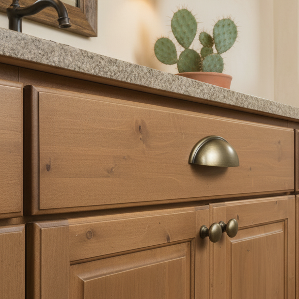 Cosmas 783BAB Brushed Antique Brass Cabinet Cup Pull