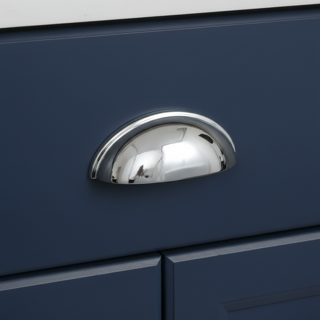 Cosmas 783CH Polished Chrome Cabinet Cup Pull