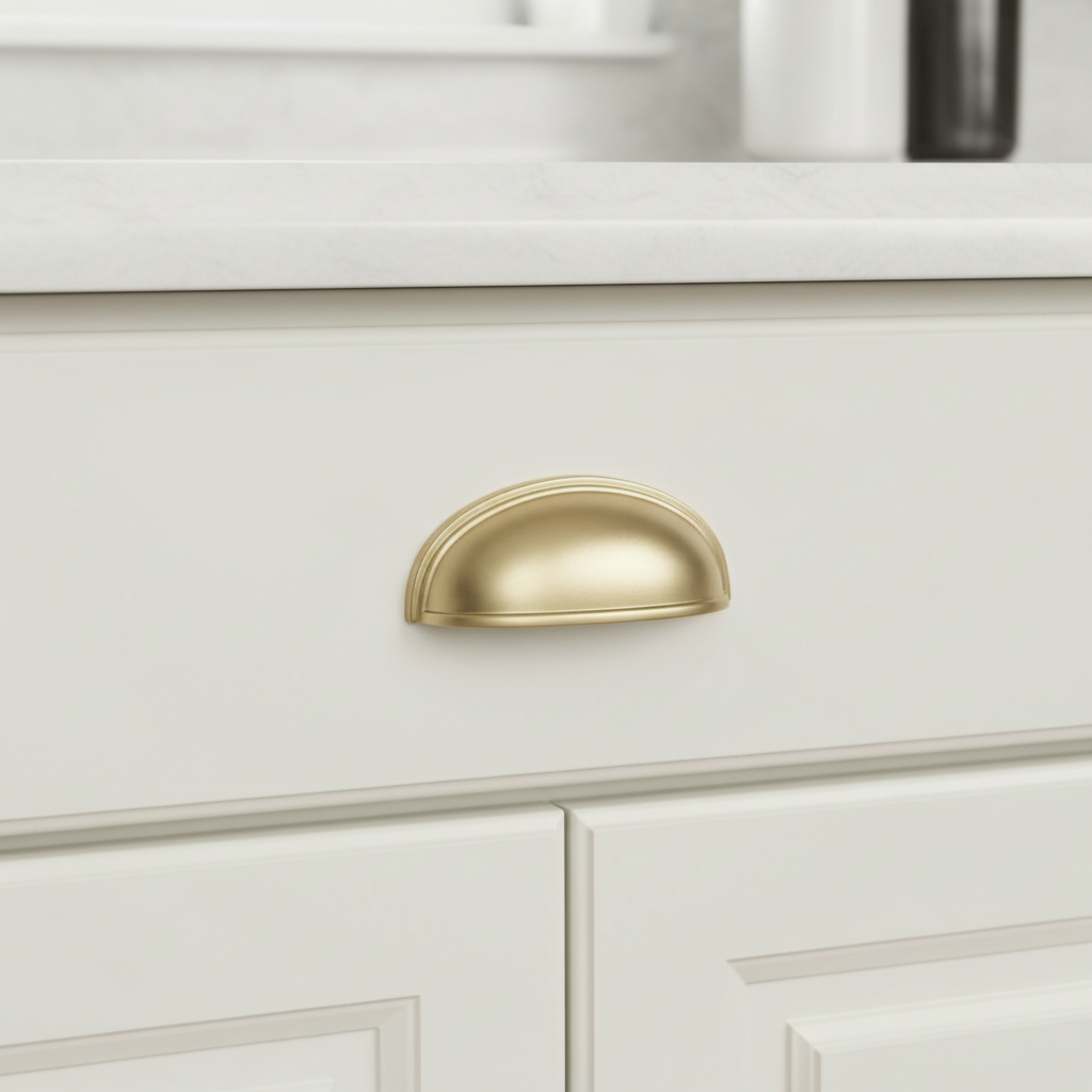 Cosmas 783GC Gold Champagne Cabinet Cup Pull