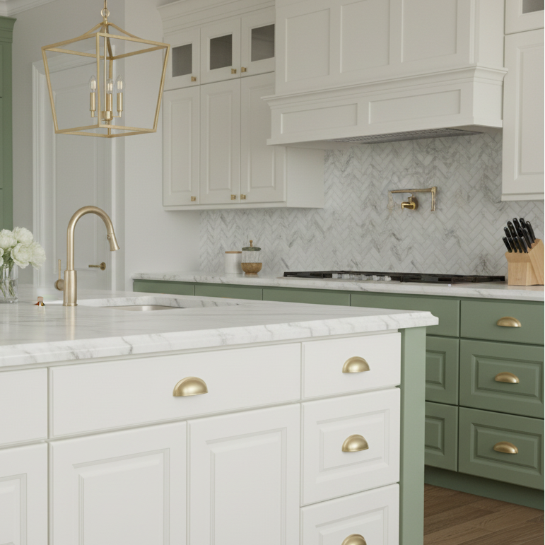 Cosmas 783GC Gold Champagne Cabinet Cup Pull