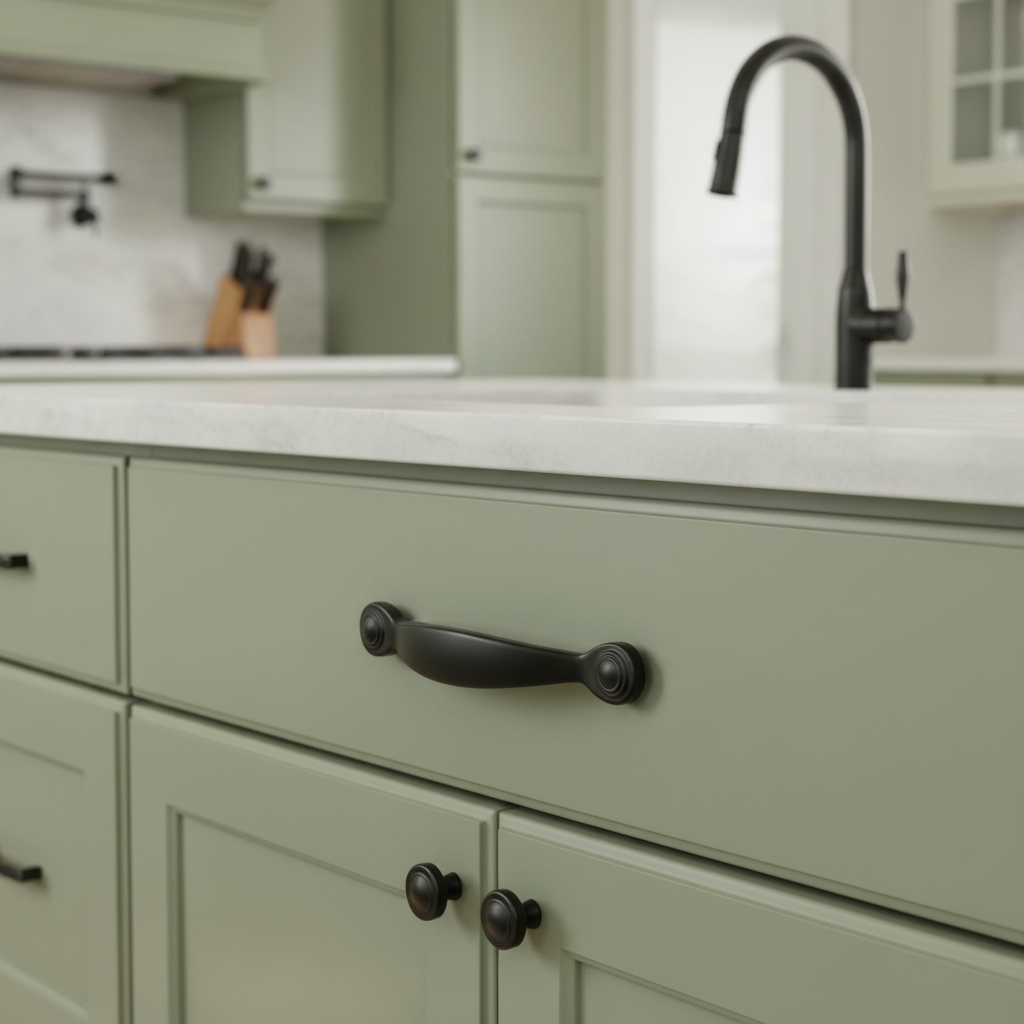Cosmas 7959FB Flat Black Cabinet Pull