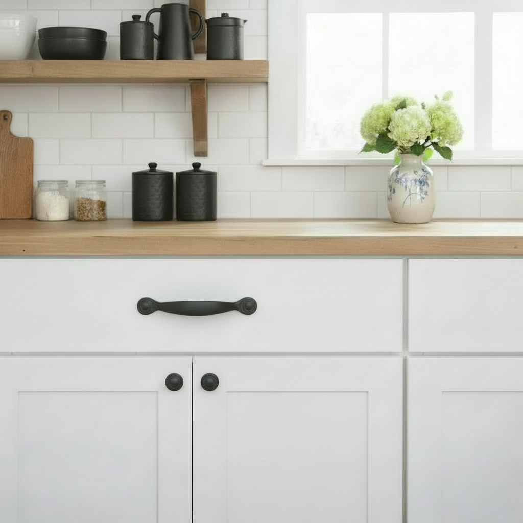 Cosmas 7959FB Flat Black Cabinet Pull