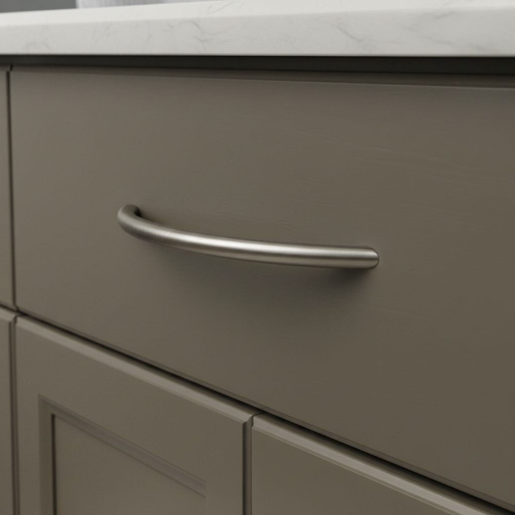 Cosmas 801-160SN Satin Nickel Bow Cabinet Pull