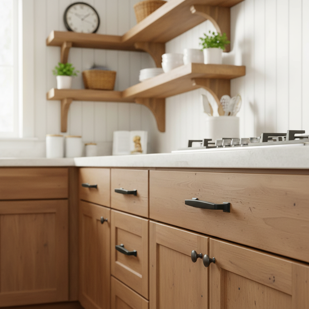 Cosmas 8102FB Flat Black Cabinet Pull