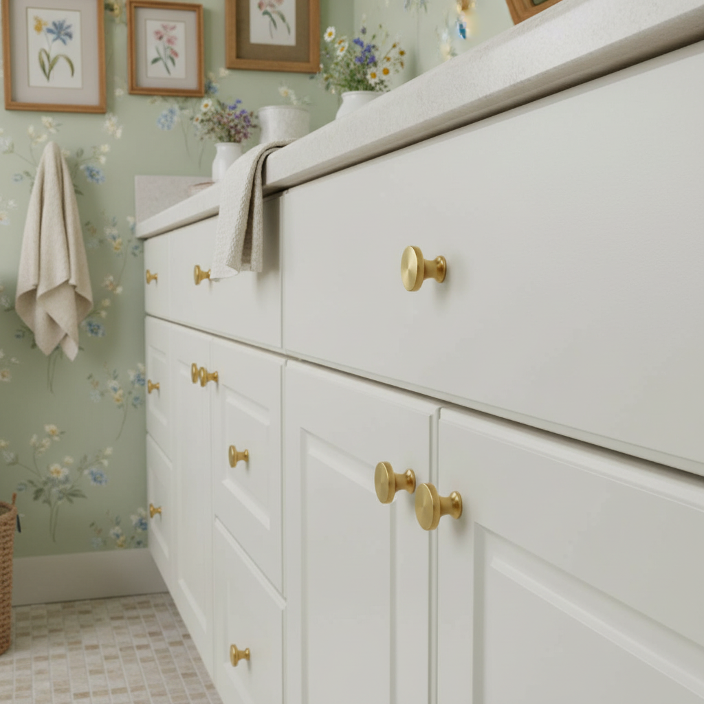 Cosmas 8104BG Brushed Gold Cabinet Knob