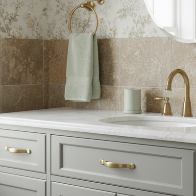 Cosmas 8816BB Brushed Brass Cabinet Pull