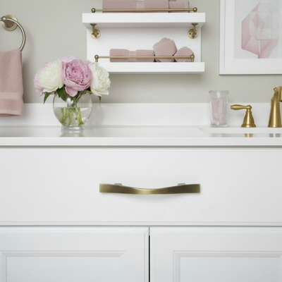 Cosmas 8902BAB Brushed Antique Brass Cabinet Pull