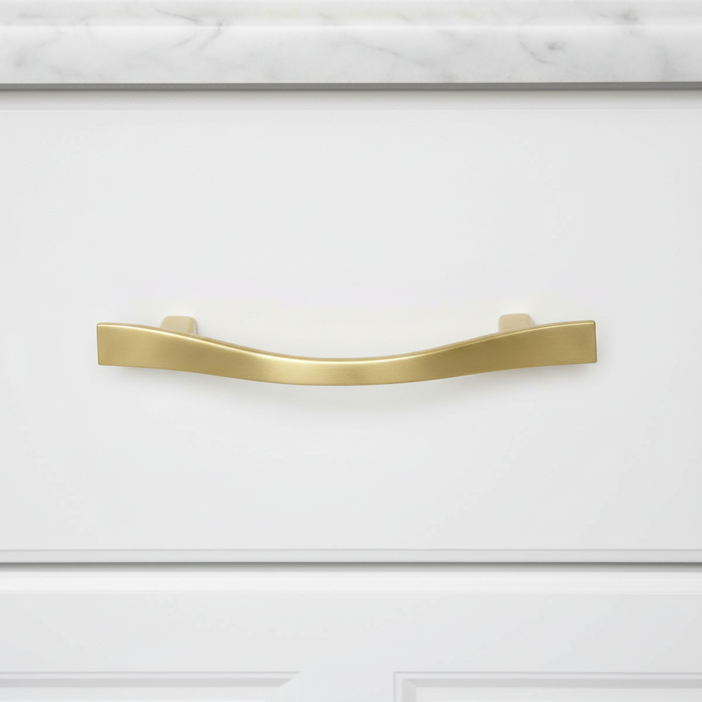 Cosmas 8902BB Brushed Brass Cabinet Pull