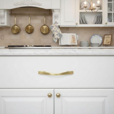 Cosmas 8902BB Brushed Brass Cabinet Pull