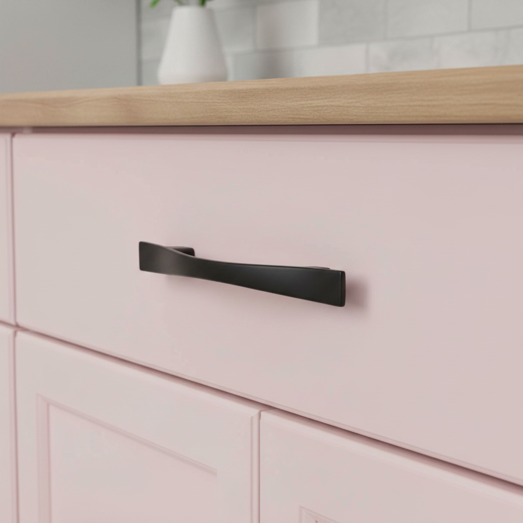 Cosmas 8902FB Flat Black Cabinet Pull