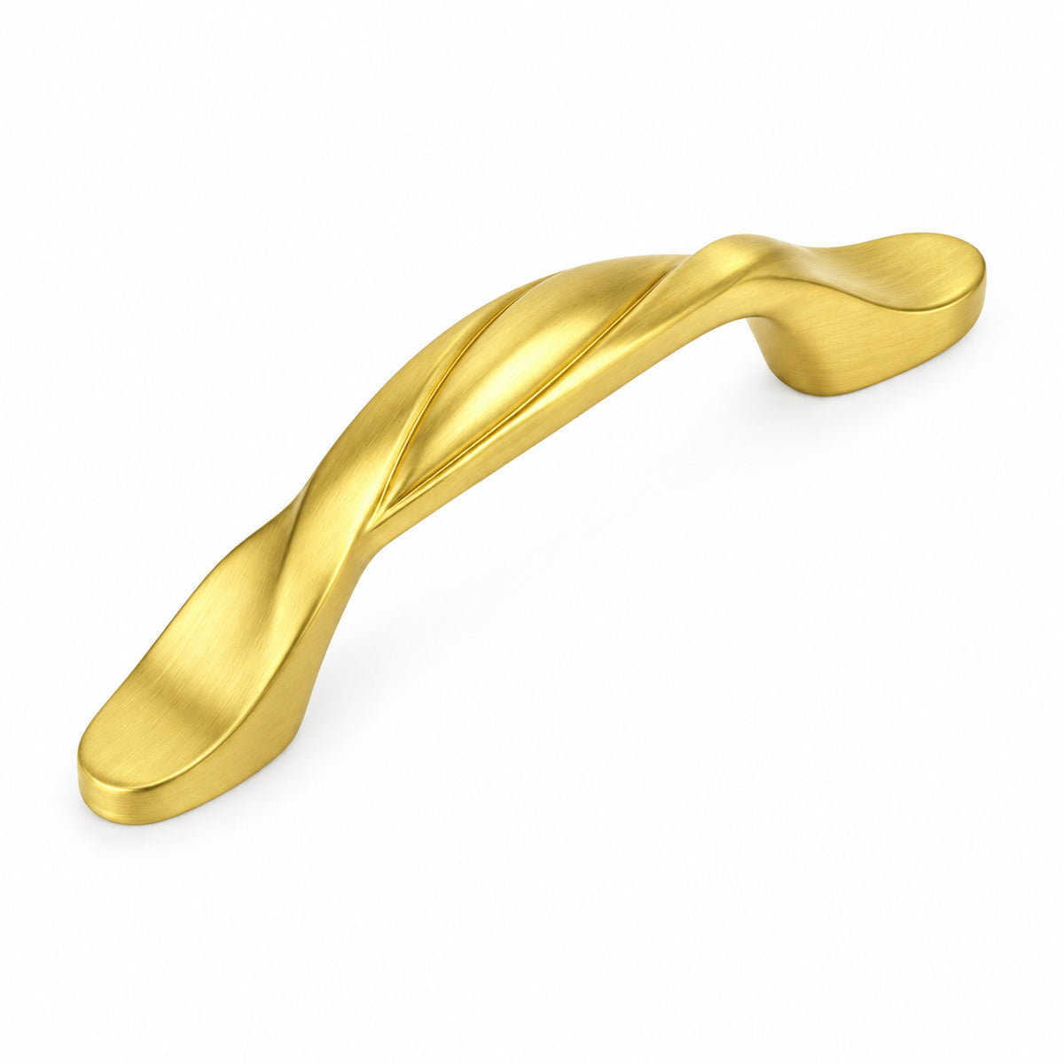 Cosmas 9009BB Brushed Brass Twist Cabinet Pull