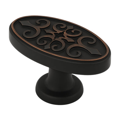 Cosmas 9133ORB Oil Rubbed Bronze Oval Cabinet Knob