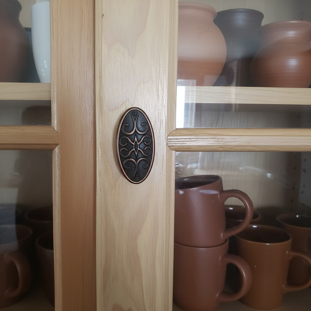 Cosmas 9133ORB Oil Rubbed Bronze Oval Cabinet Knob