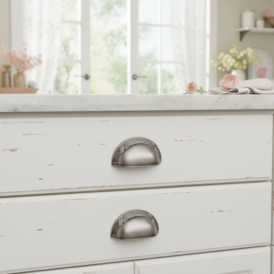 Cosmas 9461WN Weathered Nickel Cabinet Cup Pull